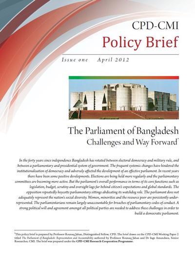 The Parliament Of Bangladesh Challenges And Way Forward