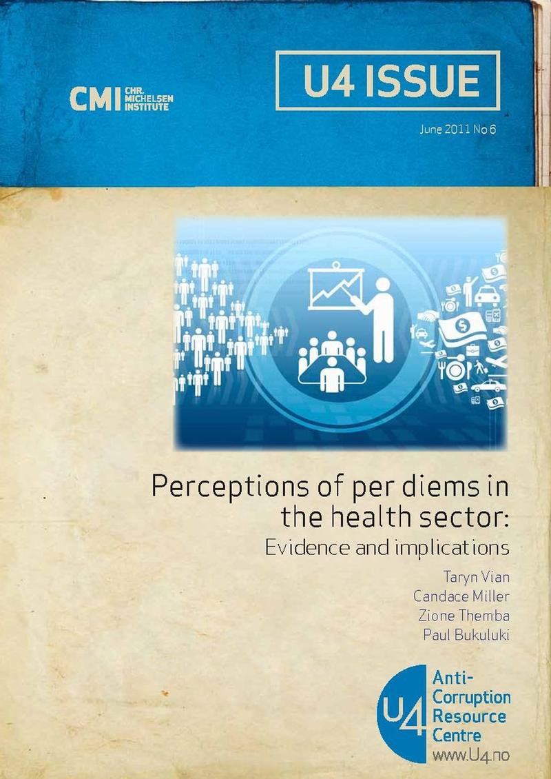 Perceptions of per diems in the health sector Evidence and implications